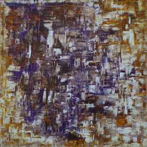 CIRCUNSTANCIAS 2 <br>
Óleo/Creta 100x100cm 