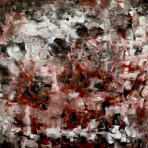 SOMBRAS <br>
Óleo/Tela 100x100cm 