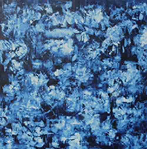 UNIVERSO 3 <br>
Óleo/Lino 150x150cm