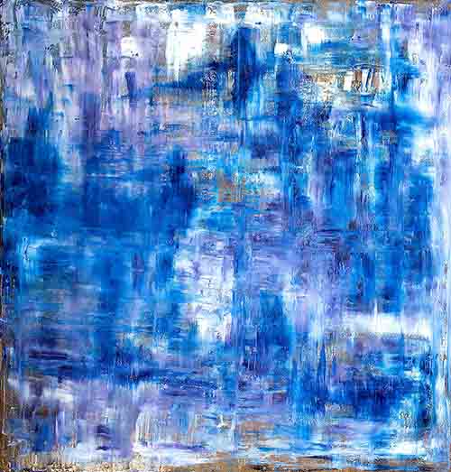 ÁNGELES <br>
  Óleo/Tela 100x100cm