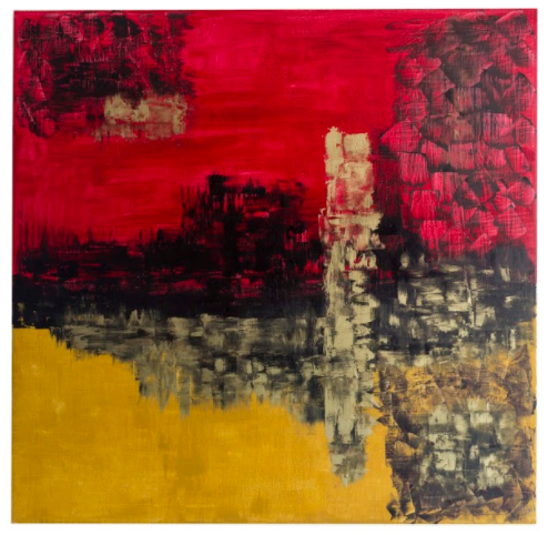 DIFERENCIAS <br>
Óleo/Lino 100x100cm